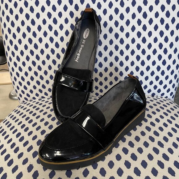 Dr. Scholl Black Patent Shoes size 10 - Picture 1 of 9